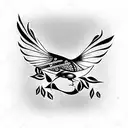 Sparrow tattoo design idea