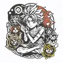 killua. Hunter x hunter tattoo design idea