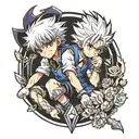 killua. Hunter x hunter tattoo design idea
