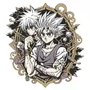 killua. Hunter x hunter tattoo design idea