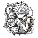 killua. Hunter x hunter tattoo design idea