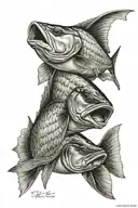 tarpon snook redfish   tattoo design idea