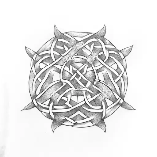 Celtic Knot with the name Amelia tattoo design idea