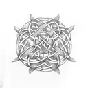 Celtic Knot with the name Amelia tattoo design idea