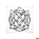 Celtic Knot with the name Amelia tattoo design idea