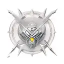 An abstract design combining elements of Arsenal's history and success tattoo design idea