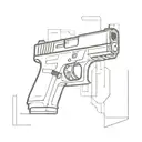 Glock tattoo design idea