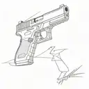Glock tattoo design idea