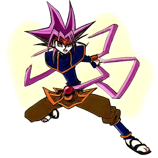 yugi muto from yugioh anime tattoo design idea