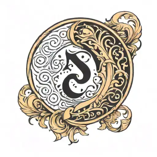 semi colon symbol tattoo design idea