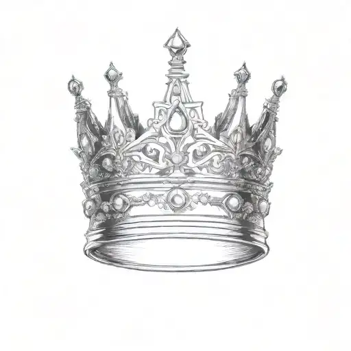 Queen's Crown tattoo design idea