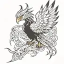 phonix tattoo design idea