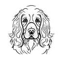 Cocker spaniel  tattoo design idea