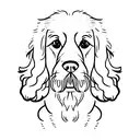 Cocker spaniel  tattoo design idea