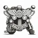 Harley Davidson tattoo design idea