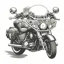 Harley Davidson tattoo design idea