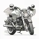 Harley Davidson tattoo design idea