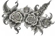 Name Tattoo sleeve tattoo design idea