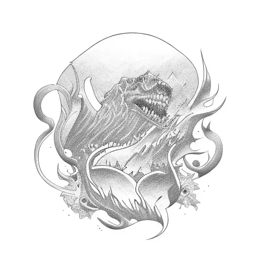 trust the process tattoo design idea