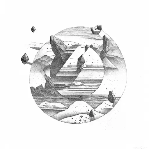 sisyphus tattoo design idea