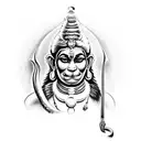 mahadev Hanuman krishna ram tattoo design idea