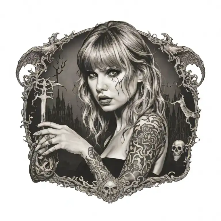 taylor swift tattoo design idea