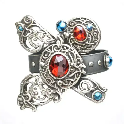 iron wrist cuff with gemstones tattoo wraps tattoo design idea