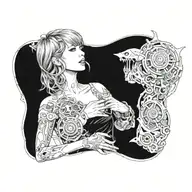 taylor swift tattoo design idea
