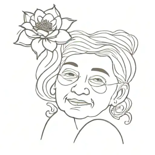 grandma memorial tattoo tattoo design idea