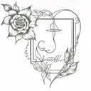died memorial tattoo tattoo design idea