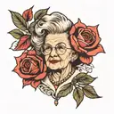 grandma memorial tattoo tattoo design idea