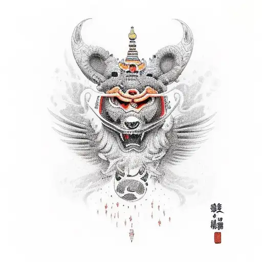 paw with Hera  tattoo design idea