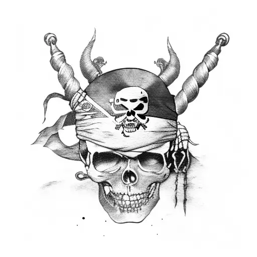 pirates of the caribbean mao kun map tattoo design idea
