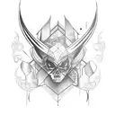 scissors cutting film tattoo design idea