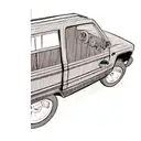 dodge ram tattoo design idea