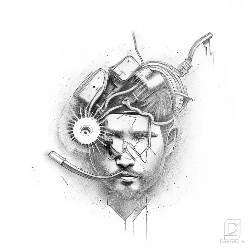 electrician tattoo design idea