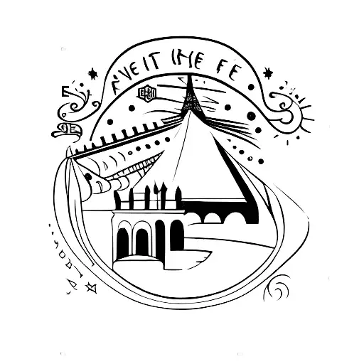 symbol of France tattoo design idea