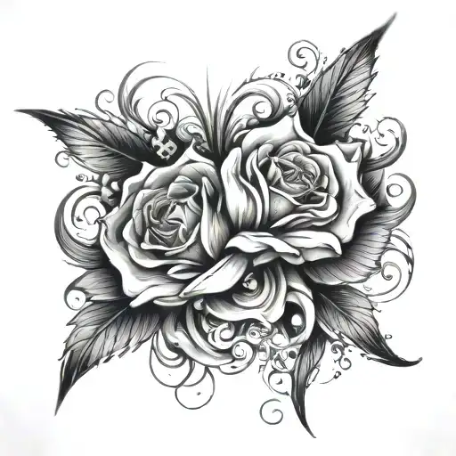 strip tattoo design idea