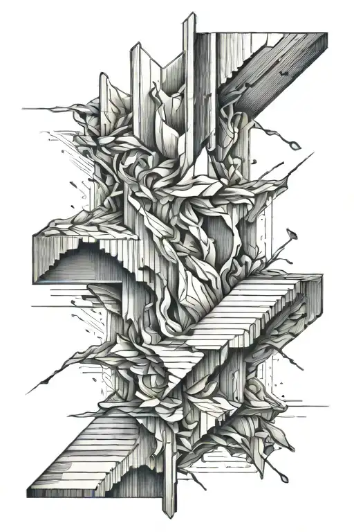 strip tattoo design idea