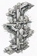 strip tattoo design idea