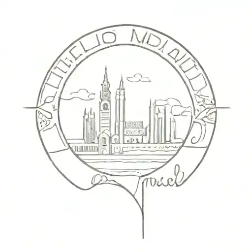 hello madrid tattoo design idea