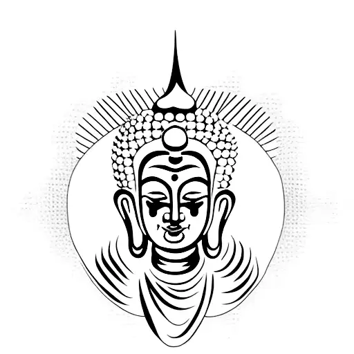 Buy Zen Meditation Line Temporary Tattoo Online in India - Etsy