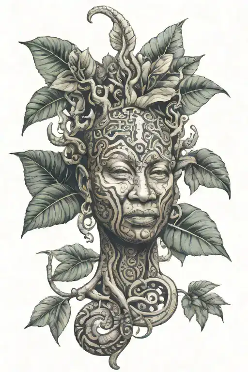 ayahuasca tattoo design idea