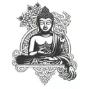 Buddhist inspired tattoo tattoo design idea