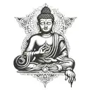 Buddhist inspired tattoo tattoo design idea