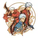 Dante and vergil tattoo design idea