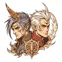 Dante and vergil tattoo design idea