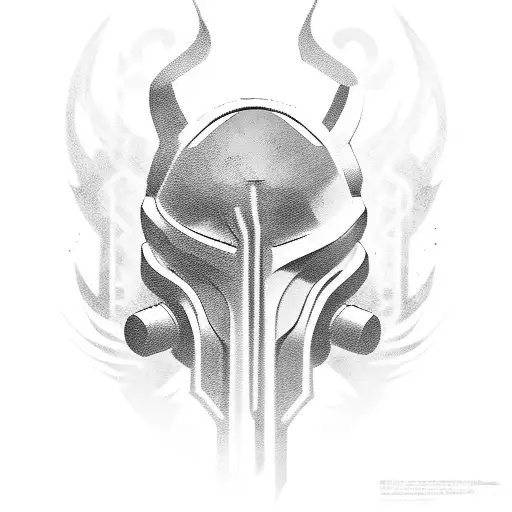 the silencer Dota2 tattoo design idea