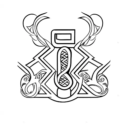 initials S M T G H H tattoo design idea