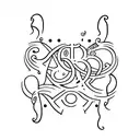 initials S M T G H H tattoo design idea